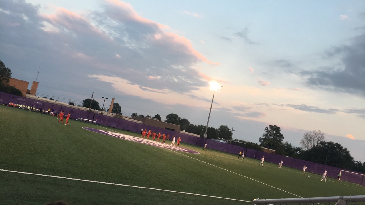 Jeffersonville celebrates scoring a goal to tie the game 2-2. 