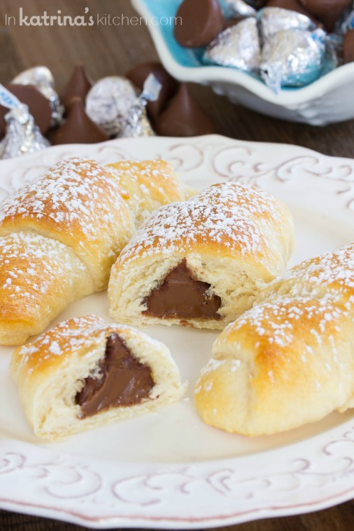 Hersheys+Kisses+Milk+Chocolate+Crescent+Recipe