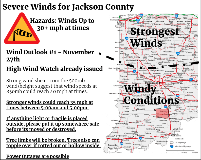 Wind Update for November 27th