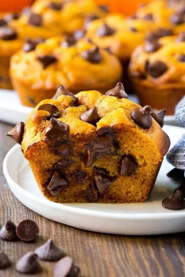 Pumpkin+Chocolate+Chip+Muffin+Recipe