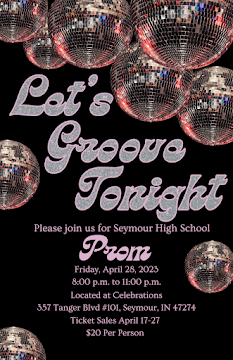 Lets Groove Tonight: Prom committee sells tickets