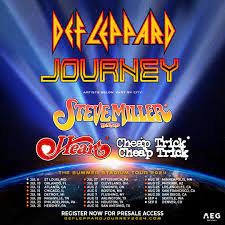 Journey, Def Leppard co-headlining 23-city summer tour