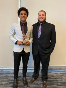Jaylan Johnson wins the Griddy Award