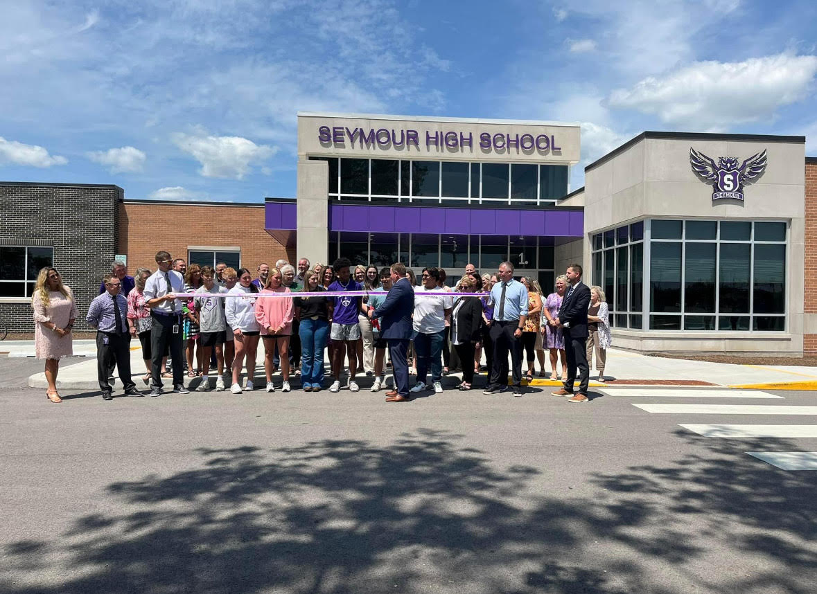 Seymour High School cuts the ribbon on a newly remodeled school