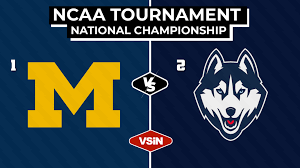 #1Michigan faces #2 UConn in the men's NCAA championship